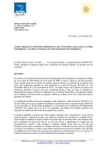 informe al Defensor del Pueblo Andaluz - AEMS