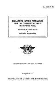 reglamento interno permanente para las conferencias sobre