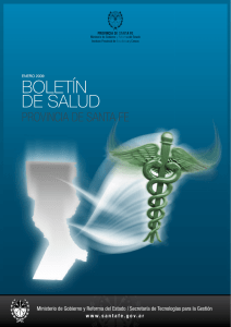 Boletín de Salud - Gobierno de Santa Fe