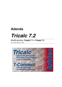 Adenda Tricalc 7.2