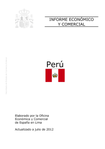 Informe Económico y Comercial Perú