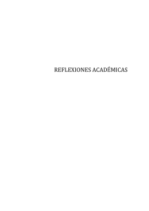 reflexiones académicas - Revistas Universidad Santo Tomás
