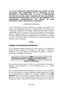 Página 1de 6 LA H. XXI LEGISLATURA CONSTITUCIONAL DEL