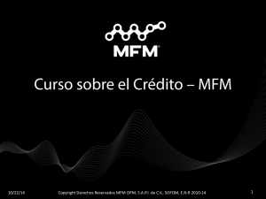 Curso sobre el Crédito – MFM