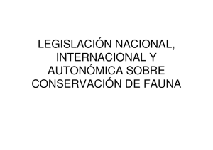legislación nacional, internacional y autonómica sobre