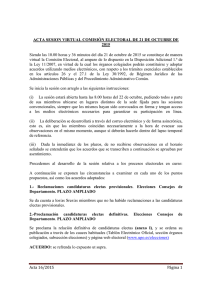 Acta 16/2015 Página 1 ACTA SESION VIRTUAL COMISIÓN