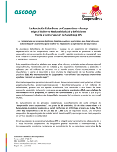 La Asociación Colombiana de Cooperativas – Ascoop exige al