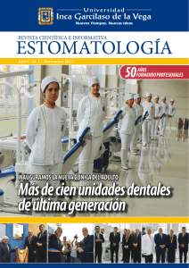 estomatología - Universidad Inca Garcilaso de la Vega