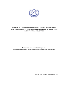 OIT (pdf 51KB) - Comisión Económica para América Latina y el Caribe