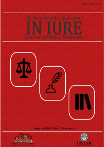 Revista IN IURE - Portal de Revistas Electrónicas de la Universidad
