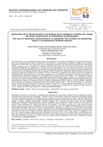 Aplicación de la dinamometría isocinética para