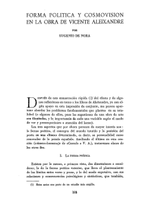 pdf Forma poética y cosmovisión en la obra de Vicente Aleixandre