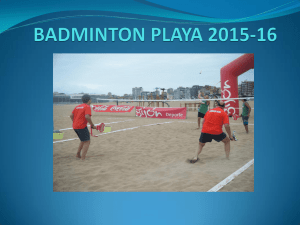normativa badminton playa 2015