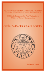 Guía Para Trabajadores - Colorado Department of Labor and