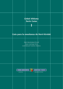 Guía para la enseñanza de Herri-kirolak