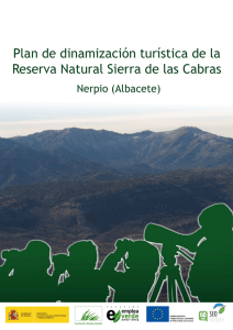 Plan de dinamización turística de la Reserva Natural