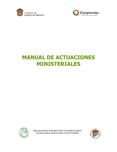 manual de actuaciones ministeriales