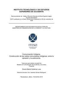 INSTITUTO TECNOLÓGICO Y DE ESTUDIOS SUPERIORES