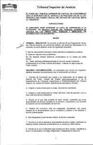 Convocatoria - Tribunal Superior de Justicia del Estado de Yucatán