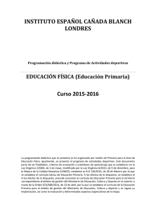 programación didáctica primaria - Ministerio de Educación, Cultura