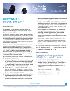 reformas fiscales 2010