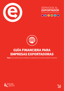 guía financiera para empresas exportadoras