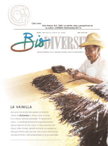 la vainilla - Biodiversidad Mexicana