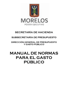 manual de normas para el gasto público