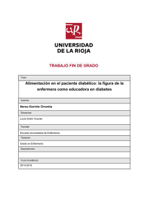 Alimentación en el paciente diabético