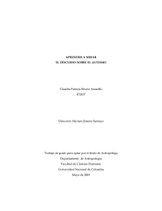El discurso en el autismo