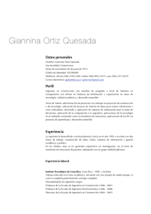 Curriculo Giannina - noviembre 2012 - espannol