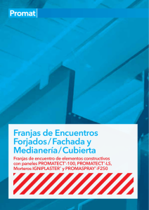 Franjas de Encuentros Forjados / Fachada y Medianería