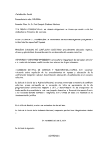 Jurisdicción: Social Procedimiento núm. 140/2006