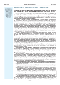 DECRETO 204 /2014, de 2 de diciembre, del Gobierno de Aragón