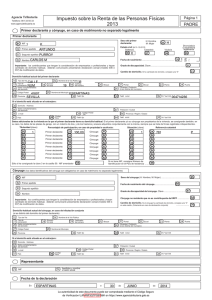 2013 Impuesto sobre la Renta de las Personas Físicas