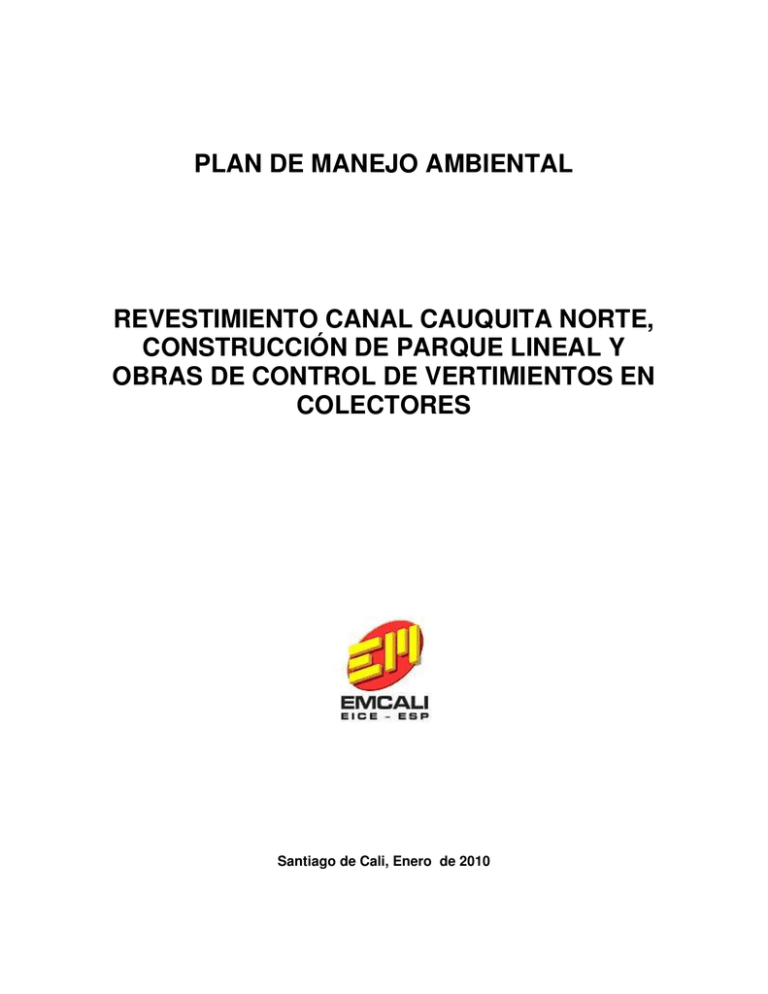 Plan Manejo Ambiental