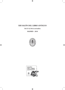 xiii salón del libro antiguo de madrid