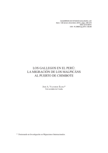 Los gallegos en el Perú - Cuadernos de Estudios Gallegos