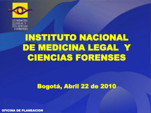 Presentación - Instituto Nacional de Medicina Legal y CF