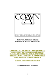 Compendio de Normativa - Colegio Oficial de Arquitectos Vasco