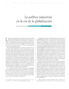 La política industrial en la era de la globalización