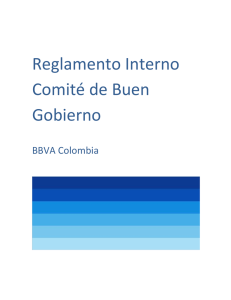 Reglamento Interno Comité de Buen Gobierno