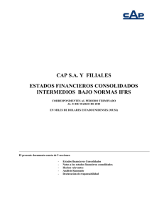 estados financieros consolidados intermedios bajo