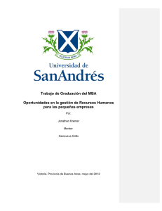 [P][W] MBA Jonathan Kremer - Repositorio Digital San Andrés