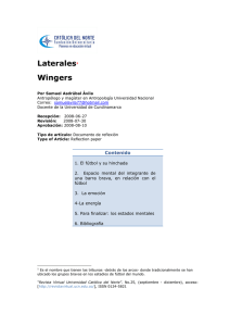 Laterales1 Wingers - Revista Virtual Universidad Católica del Norte