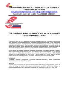 Diplomado NIAS - Contador Público de Bucaramanga