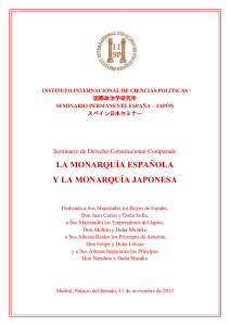 libro monarquías española y japonesa