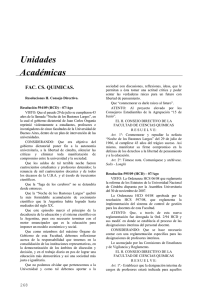 Unidades Académicas - Universidad Nacional de Córdoba