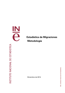 Estadística de Migraciones Metodología
