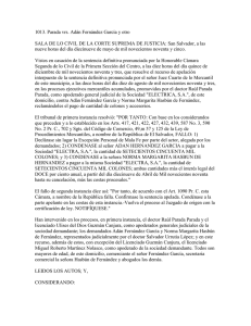 1013. Parada vrs. Adán Fernández García y otro SALA DE LO CIVIL